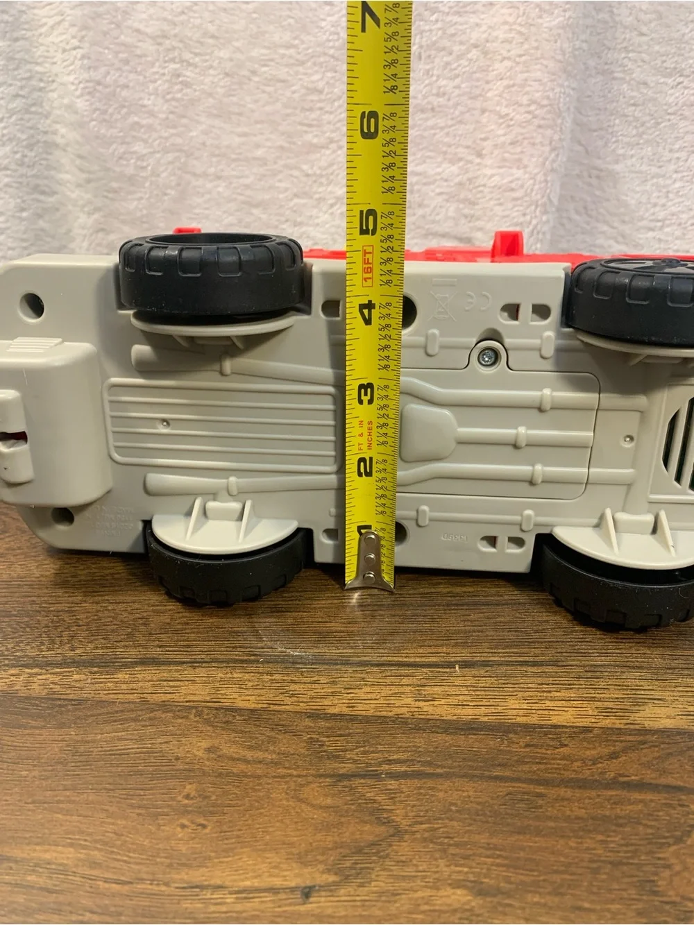 Fisher-Price Little People Red Fire Truck Preschool Toy Vehicle